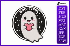 Boo-tiful Ghost Embroidery Designs For Machine Product Image 1