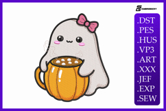 Spooky Cute Ghost Halloween Embroidery Designs Product Image 1
