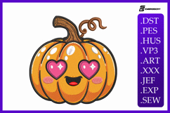 Love Pumpkin Halloween Embroidery Designs Product Image 1