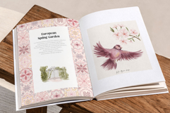 European Spring Garden Watercolor Product Image 8