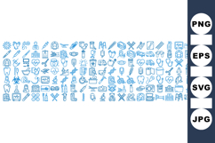 Medical Line Art Icon Set For Healthcare Design Product Image 1