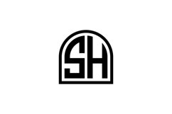 SH logo design Product Image 1