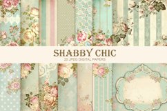 Shabby Chic Digital Papers - Set of 20 JPG Product Image 1