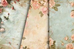 Vintage Shabby Chic Digital Paper Bundle Product Image 3