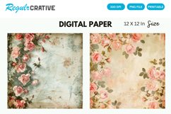 Shabby Chic Digital Paper Product Image 1