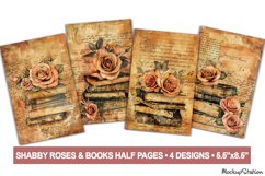 Vintage Shabby Old Letter Paper Junk Journal Half Pages Product Image 1