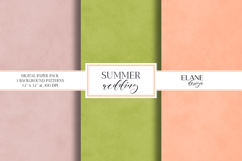 Pastel Shabby Watercolor Digital Paper, Summer Color Palette Product Image 1