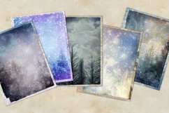 Shabby Winter Journal Digital Paper Product Image 3