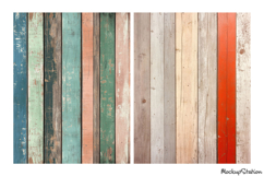 Old Wood Papers Junk Journal Background | Printable Pages Product Image 2