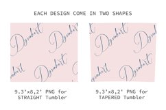 Design Floral 20 Oz Skinny Tumbler PNG Product Image 2