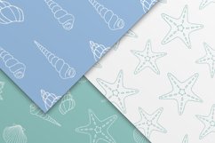 Set Of Hand Drawn Sea Shell Patterns Product Image 2