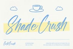 Shade Crush - Bold Brush Font Product Image 1