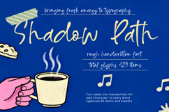 Shadow Path - Rough Handwritten Font Product Image 1