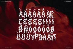 Shadow Prayer | Black Metal Font Product Image 9