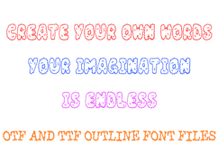 Shaggy Yeti Alphabet Lettering Font Furry Monster ABC OTF Product Image 3