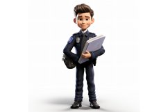 3D pixar Character Child Boy with relevant environment Product Image 1