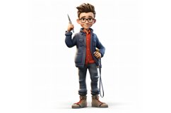 3D pixar Character Child Boy with relevant environment Product Image 1