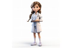 3D pixar Character Child Girl with relevant environment Product Image 1