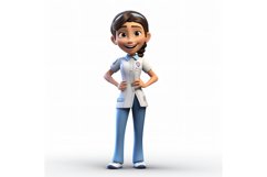 3D pixar Character Child Girl with relevant environment Product Image 1