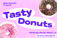 Shake Bubble Playful Bubble Display Font Product Image 2