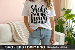 Shake Your bunny Tail - Easter SVG Design Product Image 1