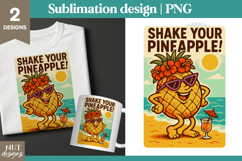 Beach t shirt designs, Dancing Pineapple Funny Beach quote Product Image 1