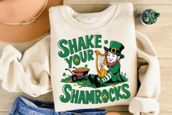 Shake Your Shamrocks PNG, St Patrick’s Day Gnome PNG Product Image 3