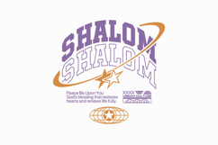 Retro Christian Urban Typography T-shirt Design Bundle Product Image 2