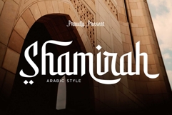 Shamirah Arabic Style Display Font Product Image 1