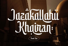 Shamirah Arabic Style Display Font Product Image 6