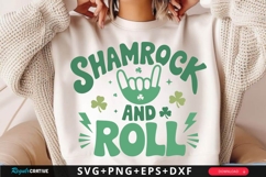 Shamrock And Roll SVG Design Product Image 1