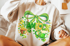 Shamrock PNG, Coquette PNG, St Patrick's Day PNG, Irish PNG Product Image 4
