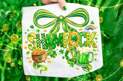 Shamrock PNG, Coquette PNG, St Patrick's Day PNG, Irish PNG Product Image 6