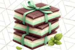 St. Patrick’s Day Dessert Bar Clipart PNG Product Image 5