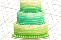 St. Patrick’s Day Dessert Bar Clipart PNG Product Image 4