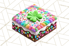 St. Patrick’s Day Dessert Bar Clipart PNG Product Image 4