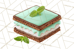 St. Patrick’s Day Dessert Bar Clipart PNG Product Image 2