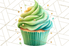 St. Patrick’s Day Dessert Bar Clipart PNG Product Image 4