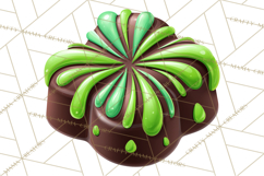 St. Patrick’s Day Dessert Bar Clipart PNG Product Image 5