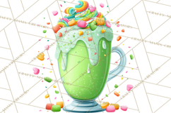 St. Patrick’s Day Dessert Bar Clipart PNG Product Image 2