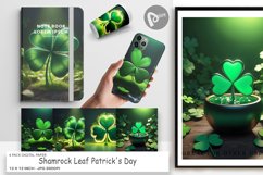 Digital Paper Shamrock Leaf Patrick Day Product Image 1