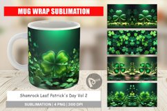 Mug sublimation design Shamrock Leaf Patrick Da Product Image 1
