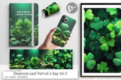 Digital Paper Shamrock Leaf Patrick Day Product Image 1