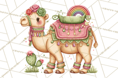 Cartoon Lucky Animals Clipart PNG, Shamrock Pets Printable Product Image 3