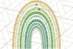 Retro St Patricks PNG Clipart, Vintage Shamrock Rainbow Product Image 3