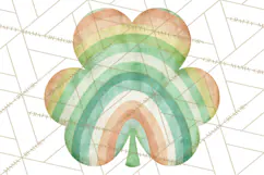 Retro St Patricks PNG Clipart, Vintage Shamrock Rainbow Product Image 4