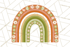 Retro St Patricks PNG Clipart, Vintage Shamrock Rainbow Product Image 4