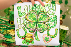 Lucky St Patrick's Day PNG, Irish PNG, Shamrock PNG, Clover Product Image 2