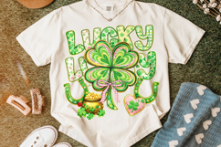 Lucky St Patrick's Day PNG, Irish PNG, Shamrock PNG, Clover Product Image 5