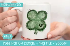 Shamrock PNG - St Patrick's Day Sublimation PNG Design Product Image 2